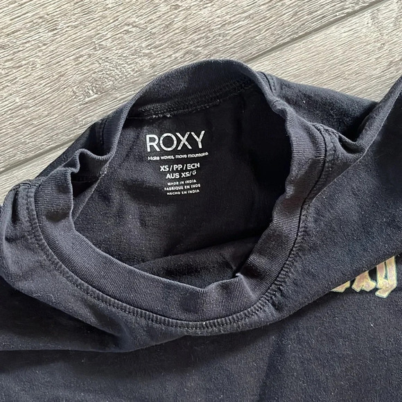 Roxy Women's Macrame Hour Short Sleeve T-Shirt dress XS - Picture 3 of 4